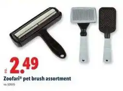 Lidl Zoofari pet brush assortment offer