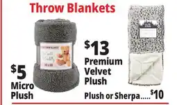 Ocean State Job Lot Throw Blankets offer