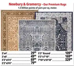 Ocean State Job Lot Newbury & Gramercy - our Premium Rugs offer