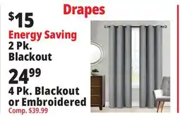 Ocean State Job Lot Drapes offer