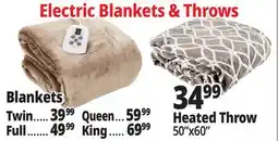 Ocean State Job Lot Electric Blankets & Throws offer