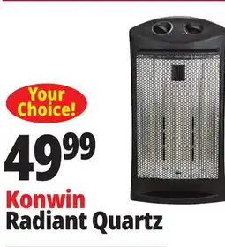 Ocean State Job Lot Konwin Infrared Quartz Tower Heater with Fan offer