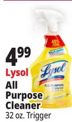 Ocean State Job Lot Lysol All Purpose Cleaner offer