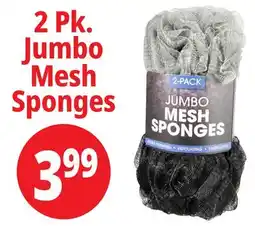 Ocean State Job Lot 2 Pk. Jumbo Mesh Sponges offer