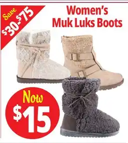 Ocean State Job Lot Muk Luk Boots offer