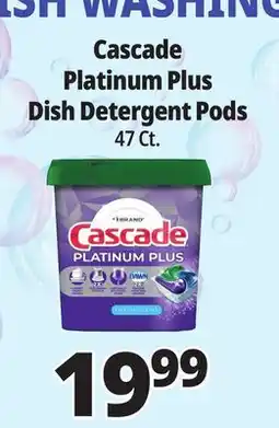 Ocean State Job Lot Cascade Platinum Plus Dishwasher Pods 47 Ct offer