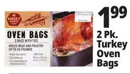 Ocean State Job Lot Bakers Choice Oven Bags 2 ct offer