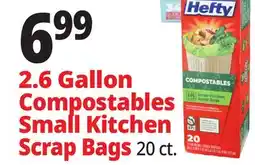 Ocean State Job Lot Hefty Compostable Small Kitchen Scrap Bags 20 Count offer