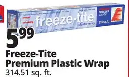 Ocean State Job Lot freeze-tite Premium Freezer Gauge Plastic Wrap 315 Sq ft offer