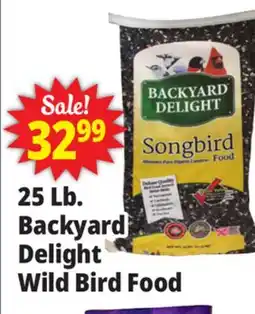Ocean State Job Lot Backyard Delight Songbird Food 25 lbs offer