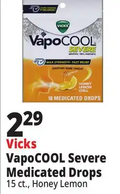 Ocean State Job Lot Vicks VapoCOOL Severe Medicated Drops offer