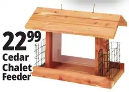 Ocean State Job Lot Cedar Chalet Feeder offer