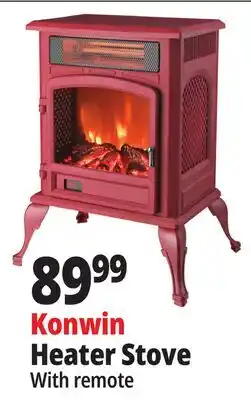 Ocean State Job Lot Freestanding Mini Stove Heater 1500W White offer