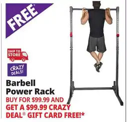 Ocean State Job Lot Barbell Power Rack offer