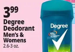 Ocean State Job Lot Degree Deodorant Men's & Womens offer