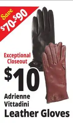 Ocean State Job Lot Adrienne Vittadini Leather Gloves offer
