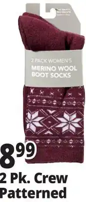 Ocean State Job Lot Women's Merino Wool Active Socks offer