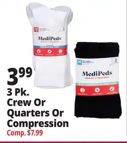 Ocean State Job Lot 3 Pk. Crew Or Quarters Or Compression offer