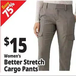 Ocean State Job Lot Women's Better Stretch Cargo Pants offer
