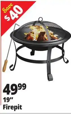 Ocean State Job Lot 19 Firepit offer