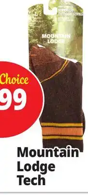 Ocean State Job Lot Mountain Lodge Men's Performance Outdoor Series Merino Wool Socks Large offer