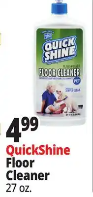 Ocean State Job Lot Quick Shine Floor Cleaner offer
