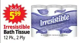 Ocean State Job Lot Irresistible Soft Impressions Bath Tissue 12 Count offer