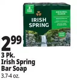 Ocean State Job Lot Irish Spring Original Clean Deodorant Bar Soap offer