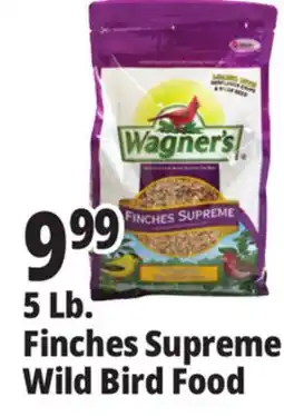 Ocean State Job Lot Wagner's Finches Supreme Premium Wild Bird Food 5 lbs offer