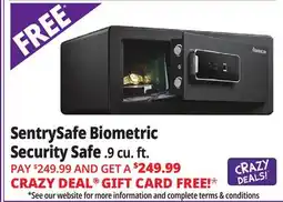 Ocean State Job Lot SentrySafe .90 cu.ft. Biometric Security Safe Black offer