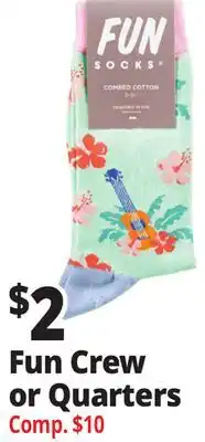 Ocean State Job Lot Fun Crew or Quarters offer