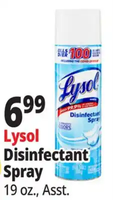 Ocean State Job Lot Lysol Disinfectant Spray offer