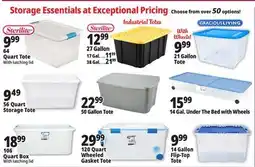 Ocean State Job Lot Storage Totes offer