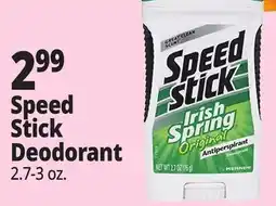 Ocean State Job Lot Speed Stick Power Fresh Antiperspirant Deodorant 3 oz offer