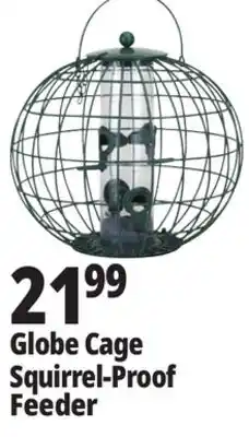 Ocean State Job Lot Yankee Trader Globe Cage Squirrel Proof Bird Feeder offer