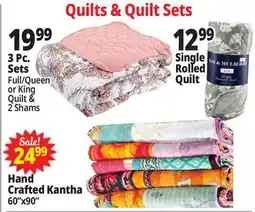 Ocean State Job Lot Quilt Sets offer
