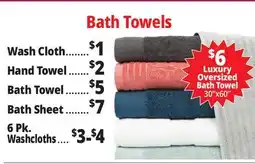Ocean State Job Lot Bath Towels offer