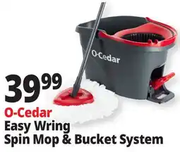 Ocean State Job Lot O-Cedar Easy Wring Spin Mop & Bucket System offer