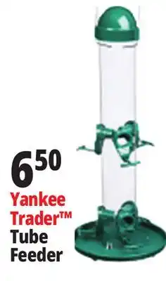 Ocean State Job Lot Yankee Trader Bird Tube Feeder with Tray Green offer