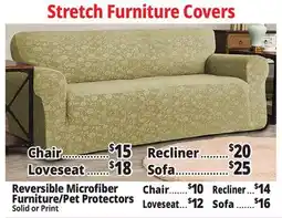 Ocean State Job Lot Stretch Furniture Covers offer