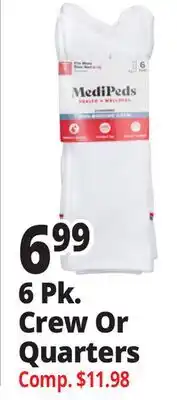 Ocean State Job Lot 6 Pk. Crew Or Quarters offer