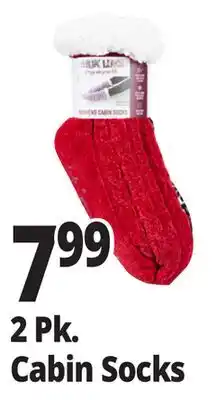 Ocean State Job Lot Cabin Socks offer