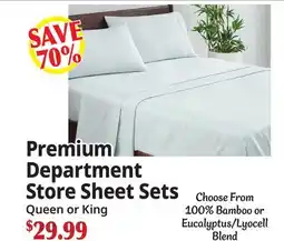 Ocean State Job Lot Premium Department Store Sheet Sets offer