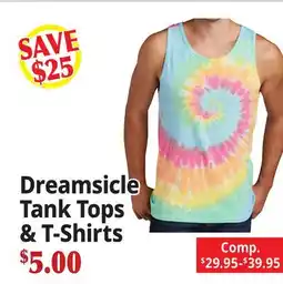 Ocean State Job Lot Dreamsicle Tank Tops & T-Shirts offer