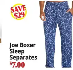 Ocean State Job Lot Joe Boxer Sleep Separates offer
