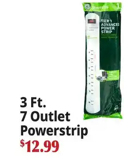 Ocean State Job Lot 3 Ft. 7 Outlet Powerstrip offer