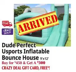 Ocean State Job Lot Dude Perfect Usports Inflatable Bounce House offer