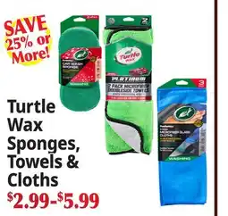Ocean State Job Lot Turtle Wax Sponges, Towels & Cloths offer