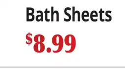 Ocean State Job Lot Famous Designer Striped Bath Sheets offer