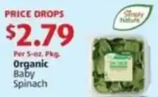 Organic Baby Spinach